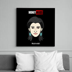 printfashion Nairobi - Vászonkép - Fekete (6658432)