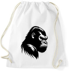 printfashion Dühös gorilla - Sportzsák, Tornazsák - Fehér (15847309)