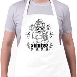 printfashion Méhész papa - Kötény - Fehér (13166820)