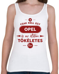 printfashion Csak kell egy Opel - Női atléta - Fehér (7198173)