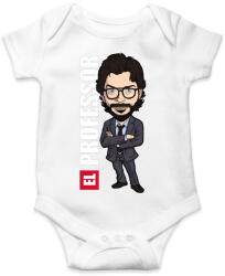 printfashion La casa de papel N5 - Baba Body - Fehér (5539637)