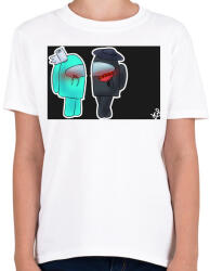 printfashion Among us LOVE - Gyerek póló - Fehér (4099921)