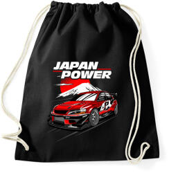 printfashion Japan Power Racing - Sportzsák, Tornazsák - Fekete (11423623)