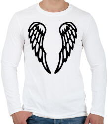 printfashion Szárnyak - Férfi hosszú ujjú póló - Fehér (1922910)