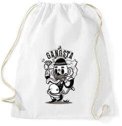 printfashion Gangsta Sh*t - Sportzsák, Tornazsák - Fehér (2058199)