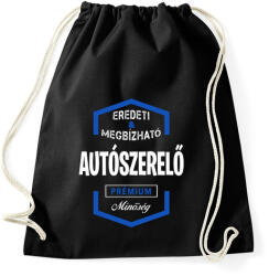 printfashion Autószerelő prémium minőség - Sportzsák, Tornazsák - Fekete (1430598)