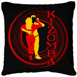 printfashion Kizomba Dance, Code KIZOMBA-0101 - Párnahuzat, Díszpárnahuzat - Fekete (16599987)