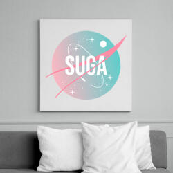 printfashion BTS NASA: SUGA - Vászonkép - Fehér (6629286)