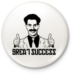 printfashion Great Success - Kitűző, hűtőmágnes - Fehér (3089028)