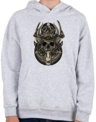 printfashion Férfi a semmiből. . . - Gyerek kapucnis pulóver - Sport szürke (55732)