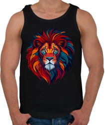 printfashion Oroszlán - Férfi atléta - Fekete (14079704)