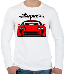 printfashion SUPRA MK4 - Férfi hosszú ujjú póló - Fehér (3233794)