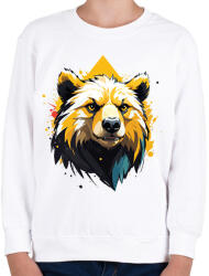 printfashion Medve - Gyerek pulóver - Fehér (16535258)