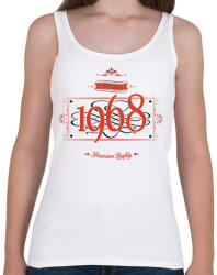 printfashion since-1968-red-black - Női atléta - Fehér (528487)