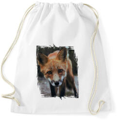 printfashion Róka portré - Sportzsák, Tornazsák - Fehér (4597875)