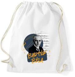 printfashion Bartók Béla - Sportzsák, Tornazsák - Fehér (7643311)