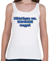 printfashion Küldetésem van, horgászni megyek - Női atléta - Fehér (13850227)