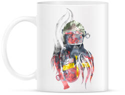 printfashion Fire&Smoke - Bögre - Fehér (863293)
