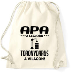 printfashion Toronydarus apa - Sportzsák, Tornazsák - Natúr (1243525)