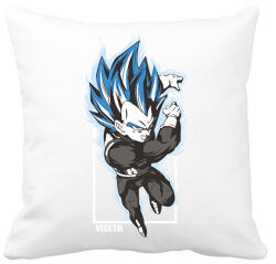 printfashion Dragonball - Vegeta blue - Párnahuzat, Díszpárnahuzat - Fehér (15855628)