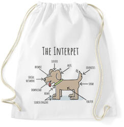 printfashion The Interpet - Sportzsák, Tornazsák - Fehér (14051605)