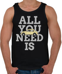 printfashion All you need is Beetle - Férfi atléta - Fekete (9953697)