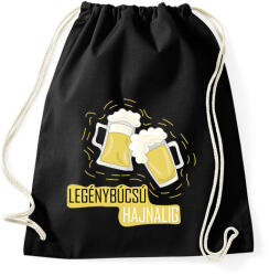 printfashion Legénybúcsú hajnalig - Sportzsák, Tornazsák - Fekete (6208732)