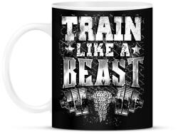 printfashion Eddz mint egy vadállat! - Bögre - Fekete (1065022)