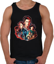 printfashion Stranger Things - season 4 - Férfi atléta - Fekete (7245393)