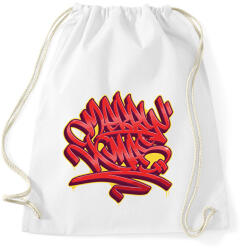 printfashion Karácsonyi graffiti - Sportzsák, Tornazsák - Fehér (5692300)