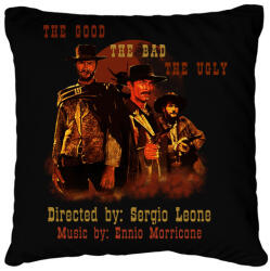 printfashion the good, the bad, the ugly 2 - Párnahuzat, Díszpárnahuzat - Fekete (5281921)