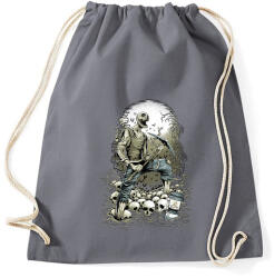 printfashion Horror bányász - Sportzsák, Tornazsák - Grafitszürke (84957)