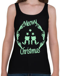 printfashion meowy green - Női atléta - Fekete (5770192)