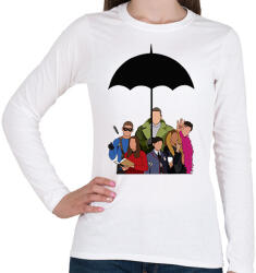 printfashion Umbrella Academy - Női hosszú ujjú póló - Fehér (2780837)