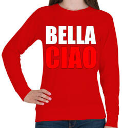 printfashion Bella ciao - Női pulóver - Piros (5531710)
