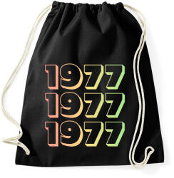 printfashion 1977 - Sportzsák, Tornazsák - Fekete (12732328)
