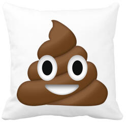 printfashion kaki emoji - Párnahuzat, Díszpárnahuzat - Fehér (2162384)