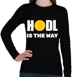 printfashion BITCOIN 4EVER 26 - Női hosszú ujjú póló - Fekete (6036641)