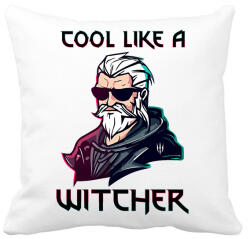 printfashion Witcher - Párnahuzat, Díszpárnahuzat - Fehér (13351796)