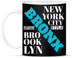 printfashion bronx nyc - Bögre - Fekete (4384829)
