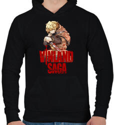 printfashion Thorfinn - Vinland saga - Férfi kapucnis pulóver - Fekete (14863290)