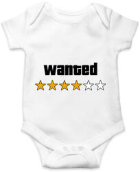 printfashion Wanted Level 4 - Baba Body - Fehér (16433444)