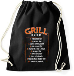 printfashion Grill menetrend - Sportzsák, Tornazsák - Fekete (13686707)