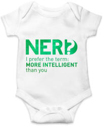 printfashion Nerd - Baba Body - Fehér (1330402)