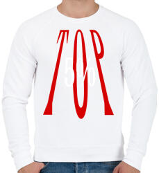 printfashion TOP 5% - Férfi pulóver - Fehér (13745510)