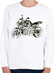 printfashion yamaha mt5 - Gyerek pulóver - Fehér (2927818)