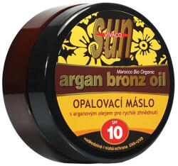 Vivaco Sun Argan Bronz Oil Tanning Butter ulei de protecție solară spf 10 unisex 200 ml