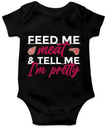 printfashion Adj húst - Baba Body - Fekete (8205444)