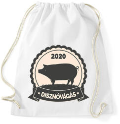 printfashion Disznóvágás - Sportzsák, Tornazsák - Fehér (2153922)