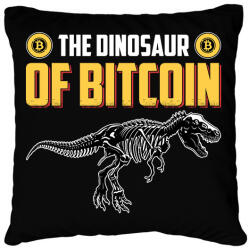 printfashion BITCOIN 4 EVER 73 - Párnahuzat, Díszpárnahuzat - Fekete (6205863)